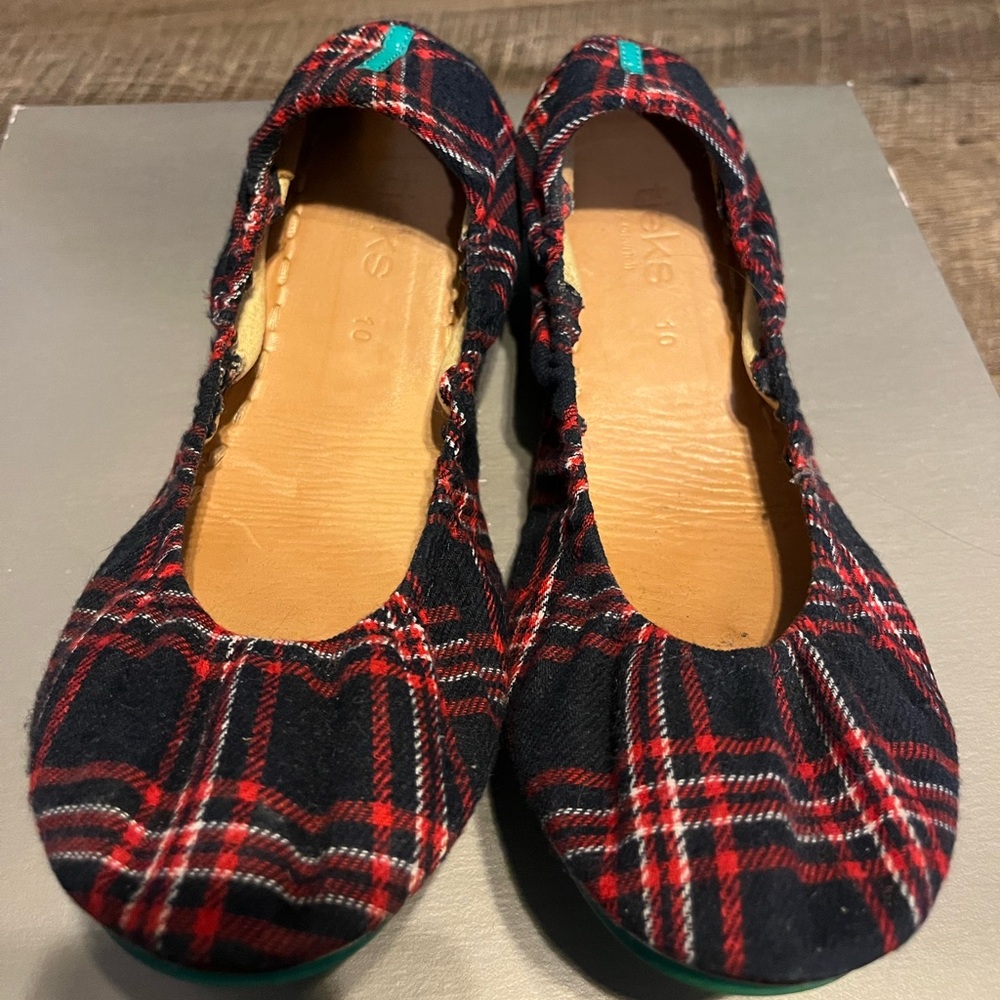 Tieks heritage plaid ballet flats
